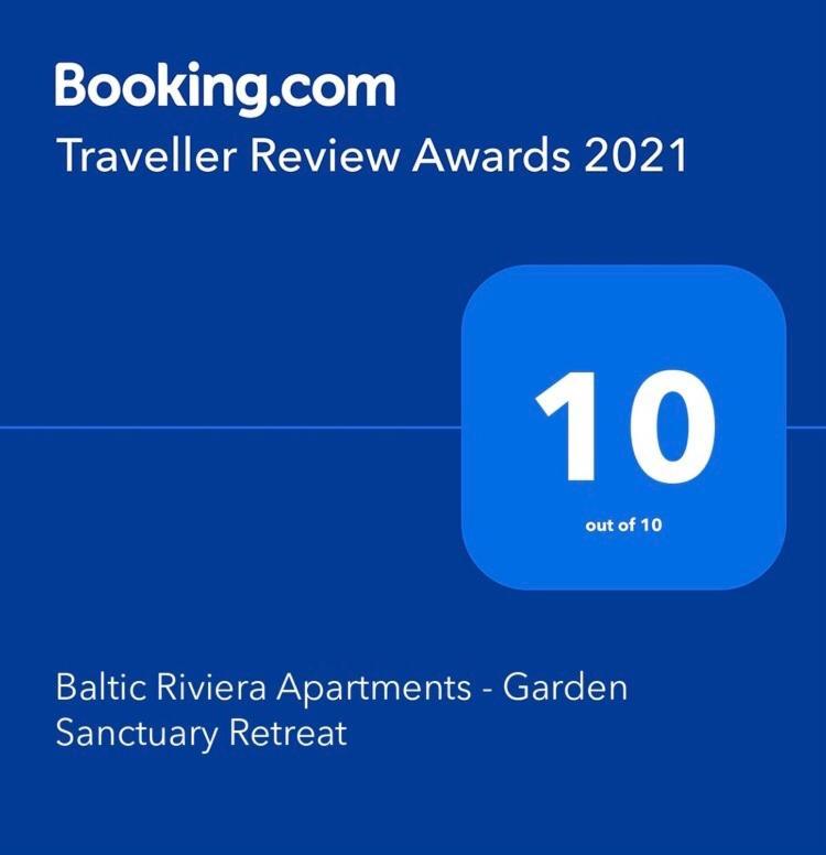 Baltic Riviera - Garden Sanctuary Retreat Huoneisto